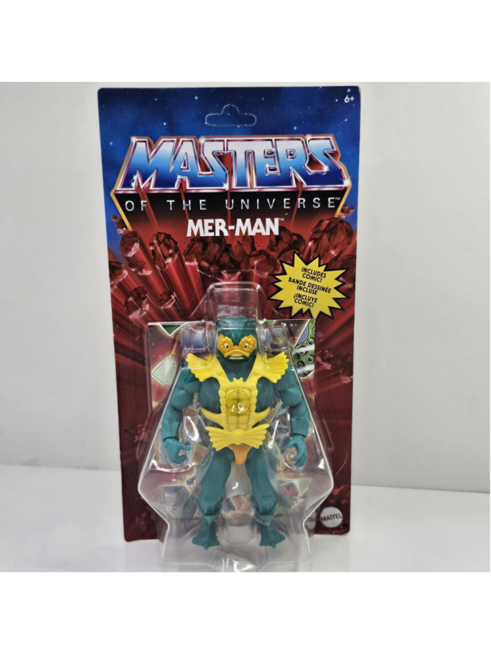 SEALED Mattel Merman Masters of The Universe Origins Action Figure GRX01 Comic